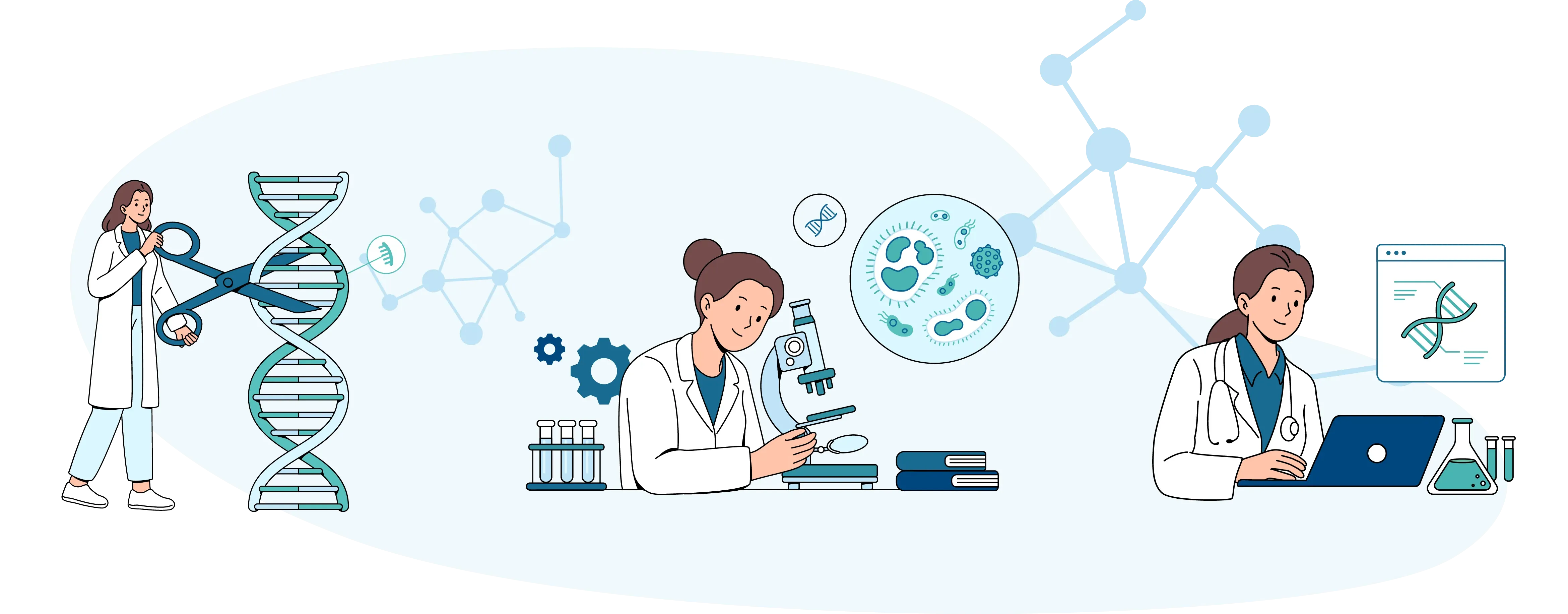 Gene Therapy Illustration